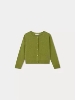 Child Bonpoint Cardigans And Sweaters | Tabara Cardigan Green