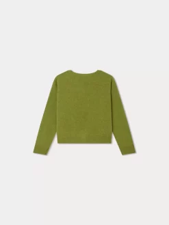 Child Bonpoint Cardigans And Sweaters | Tabara Cardigan Green