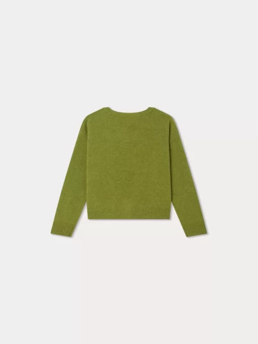 Child Bonpoint Cardigans And Sweaters | Tabara Cardigan Green