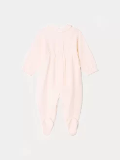 Newborn & Baby Bonpoint Onesies And Pajamas | Talou Pajamas Pale Pink