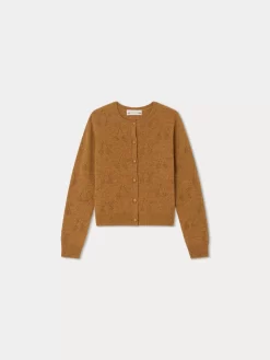 Child Bonpoint Cardigans And Sweaters | Thindra Cardigan Camel