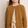 Child Bonpoint Cardigans And Sweaters | Thindra Cardigan Camel