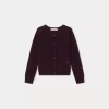 Child Bonpoint Cardigans And Sweaters | Thindra Cardigan Grape