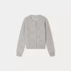 Child Bonpoint Cardigans And Sweaters | Thindra Cardigan Heathered Gray