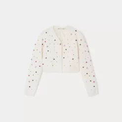 Child Bonpoint Cardigans And Sweaters | Tholmine Cardigan Milk White