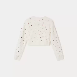 Child Bonpoint Cardigans And Sweaters | Tholmine Cardigan Milk White