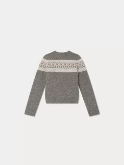 Child Bonpoint Cardigans And Sweaters | Tinoa Sweater Dark Grey