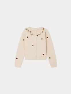 Child Bonpoint Cardigans And Sweaters | Toesie Cardigan Vanilla