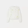 Child Bonpoint Cardigans And Sweaters | Toesie Cardigan White Milk