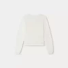 Child Bonpoint Cardigans And Sweaters | Toesie Cardigan White Milk