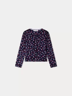 Child Bonpoint Cardigans And Sweaters | Tyra Cardigan Navy